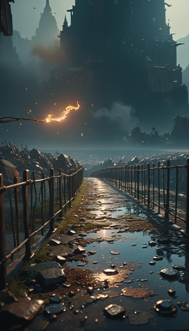 Majestic Intricate Fantasy Painting in Hyperdetailed Photogr...