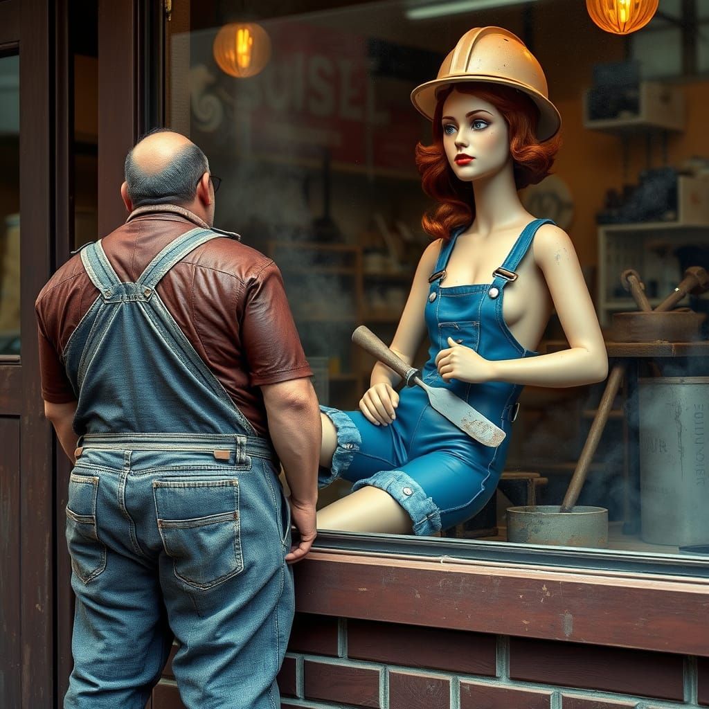 Retrofuturistic Nostalgia in Worn Denim