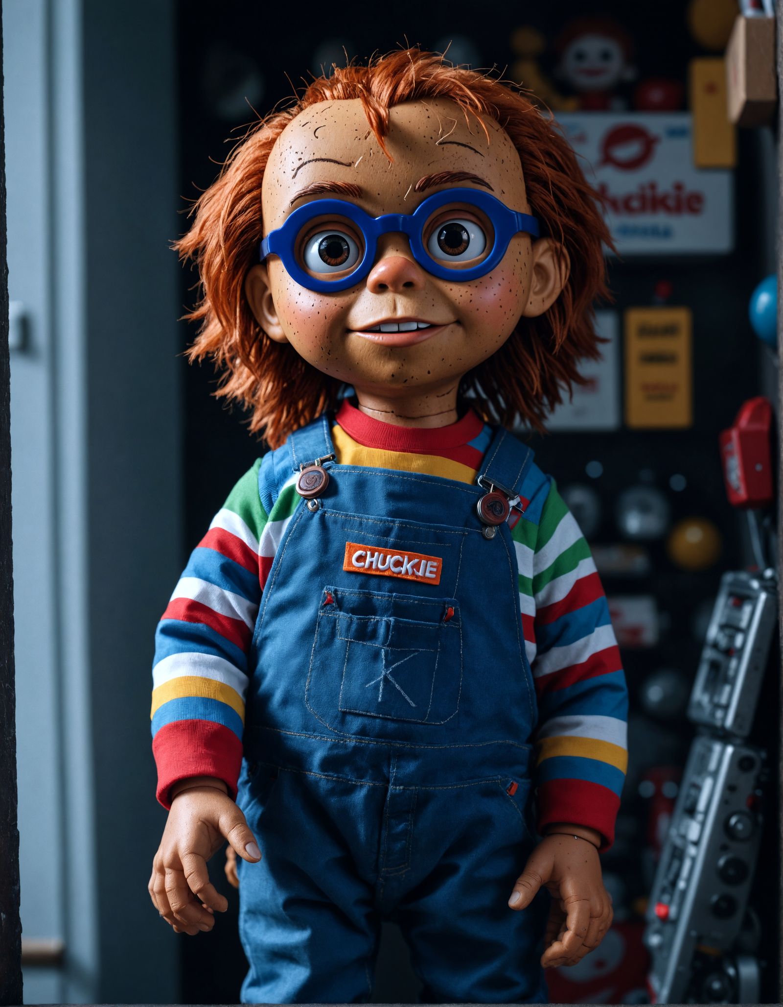 Hyperrealistic Chucky, the Good Guy Doll