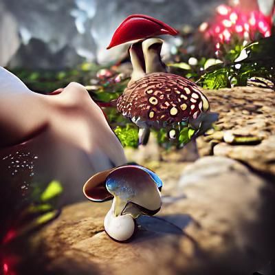 Enchanted Dream Mushroom in Unreal Engine