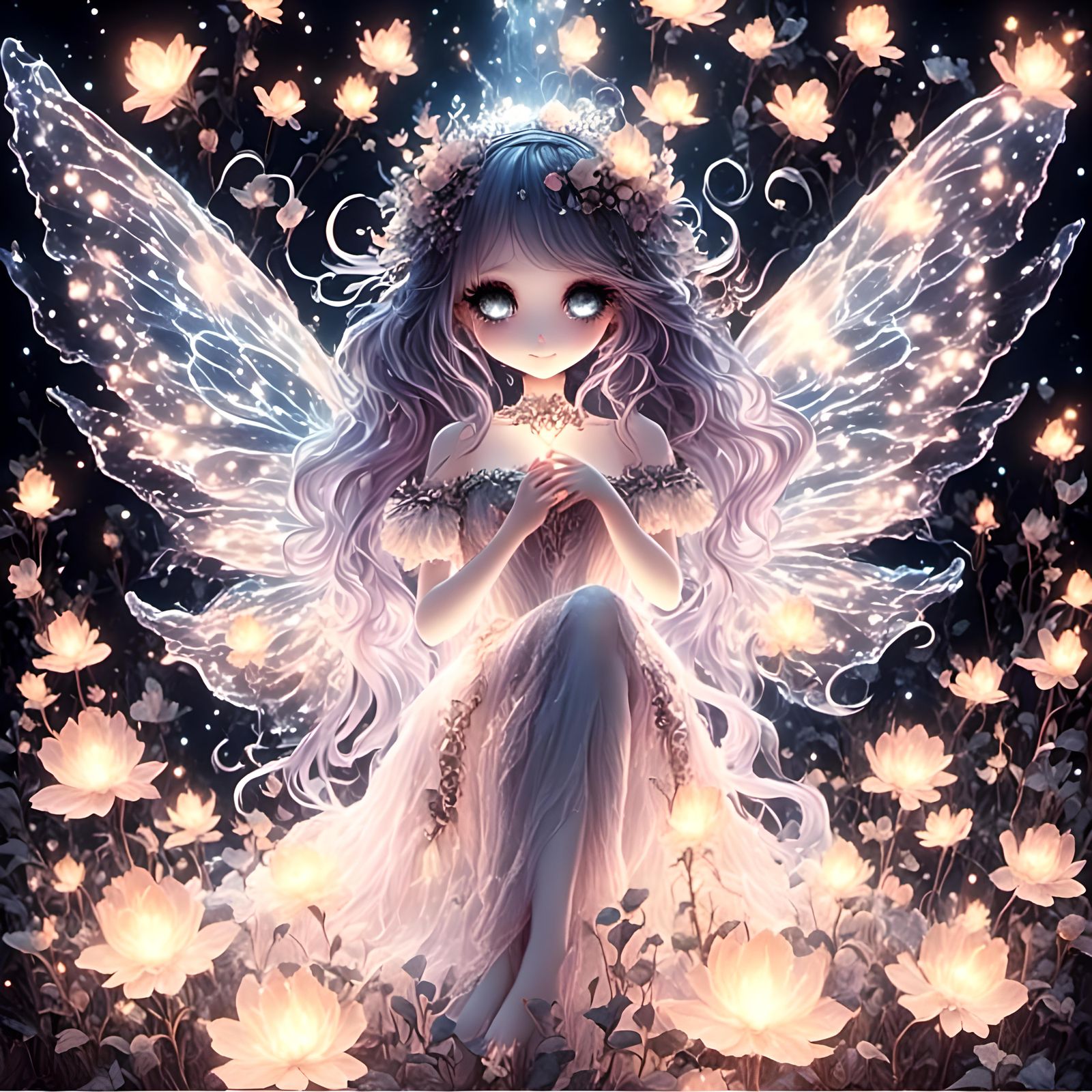 <lora:GothicGhostGirl:1.0> <lora:Pink Snow Catchall:1.0> Glo...