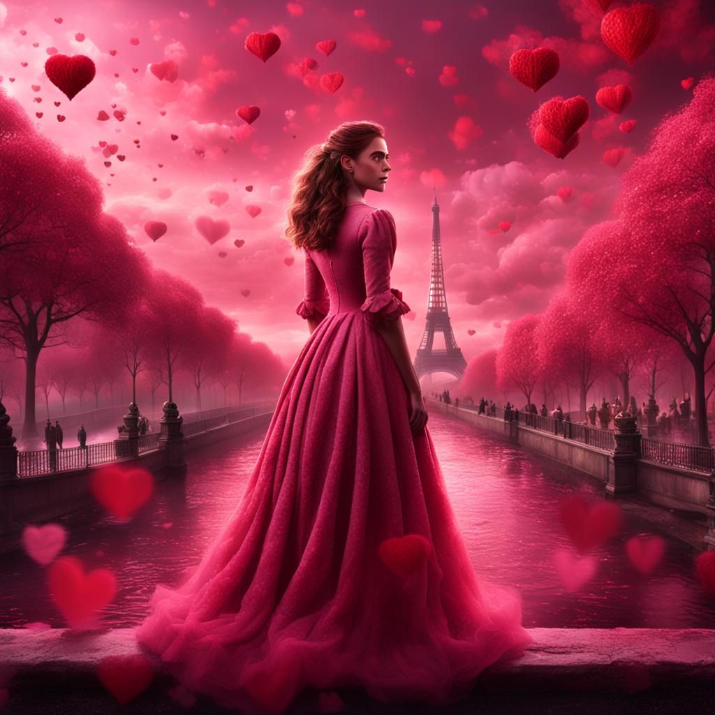Hermione in Paris on Valentine's Day