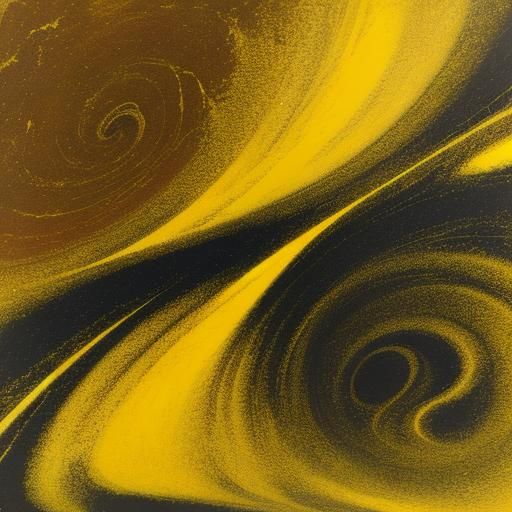 Minimalist yellow marble pastelcore color, ukio-e. deep colo...