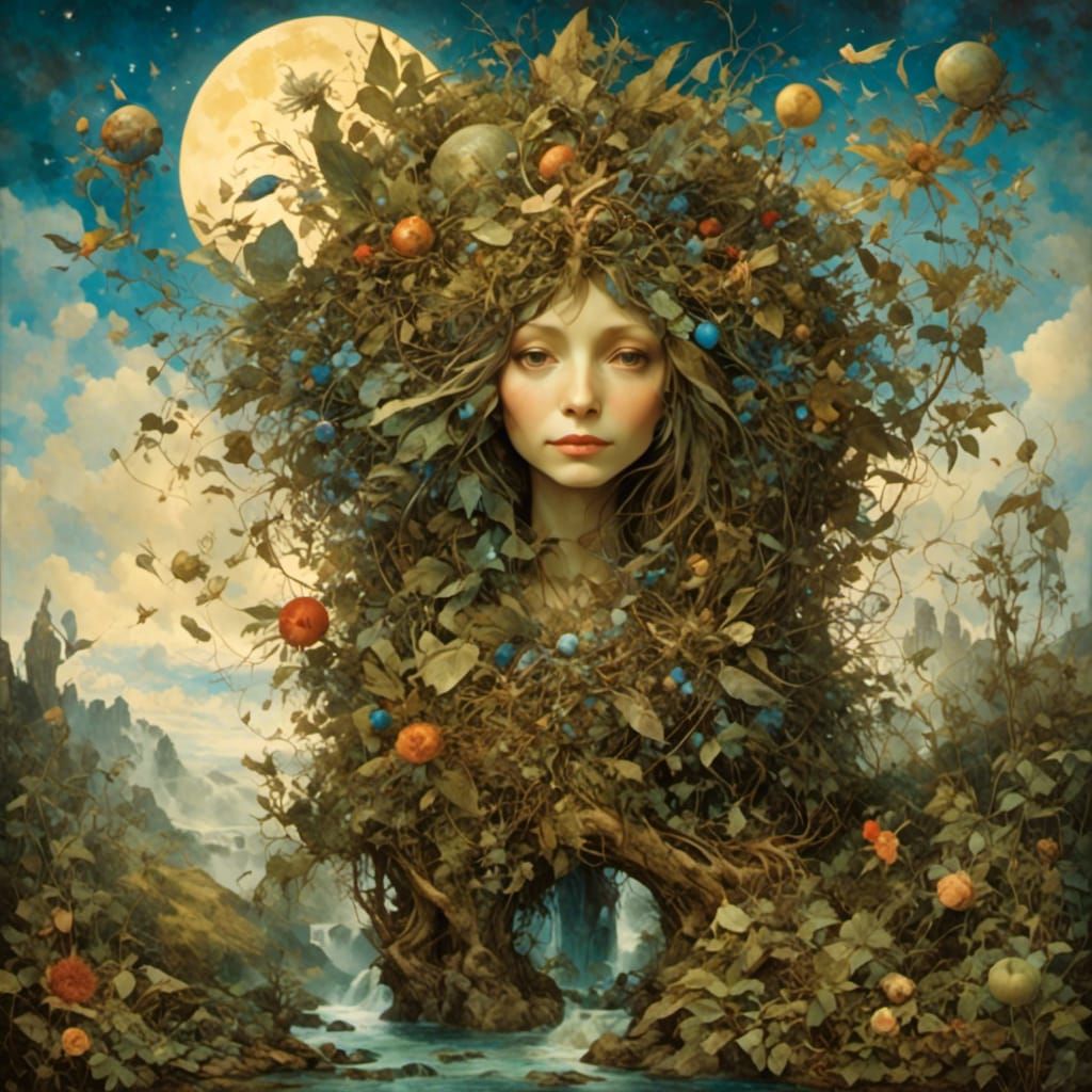 AI Image with The Faerist and Tile Sunshine LoRA