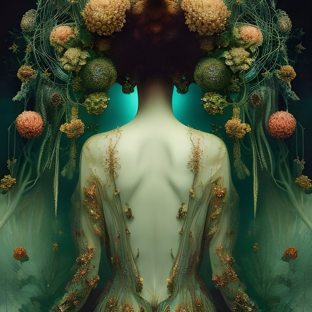 Ballerina in Nature: A Double Exposure Collage