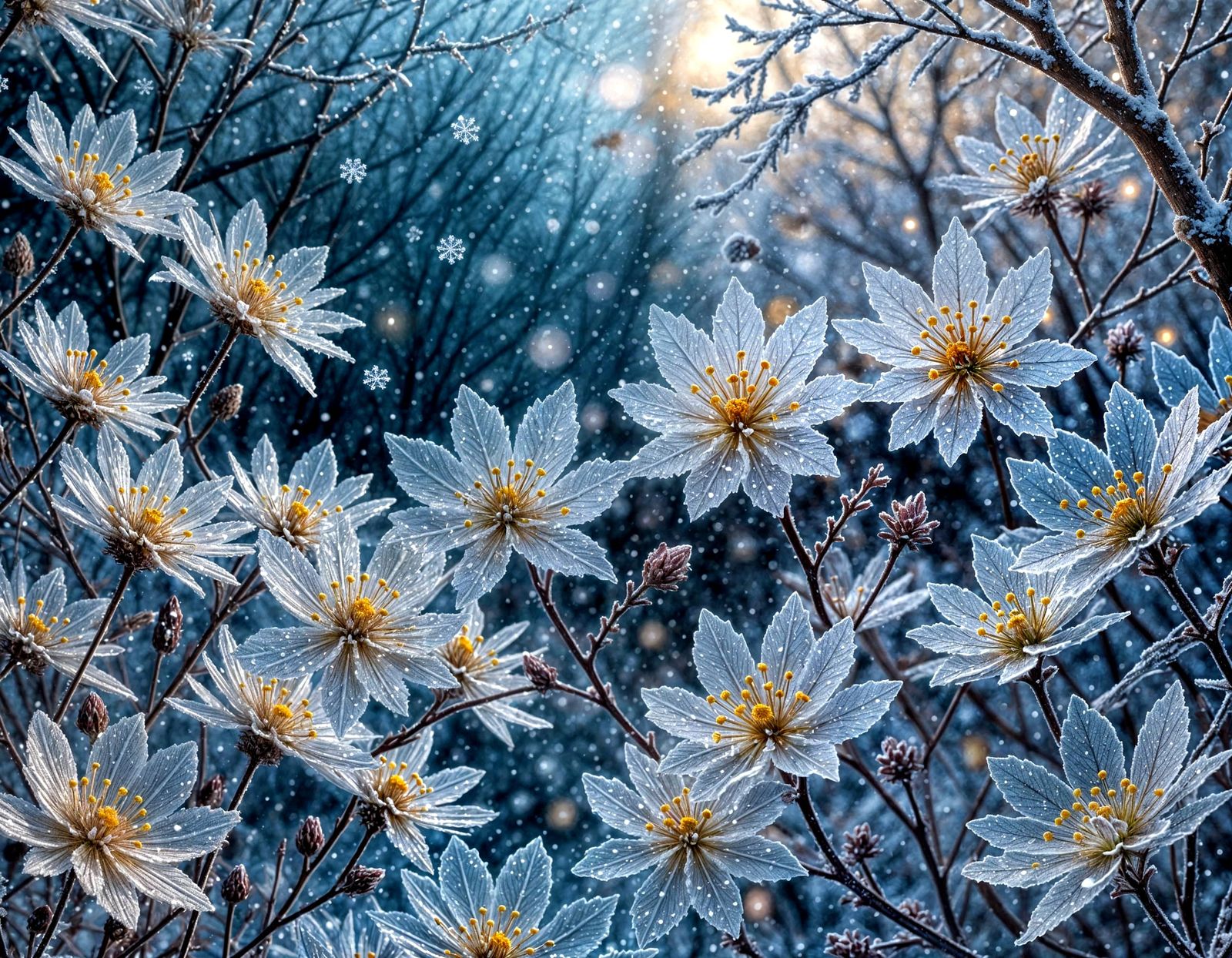 Winter flowers