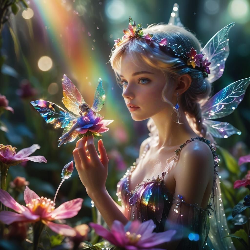 Thumbelina and the Flower Fairy