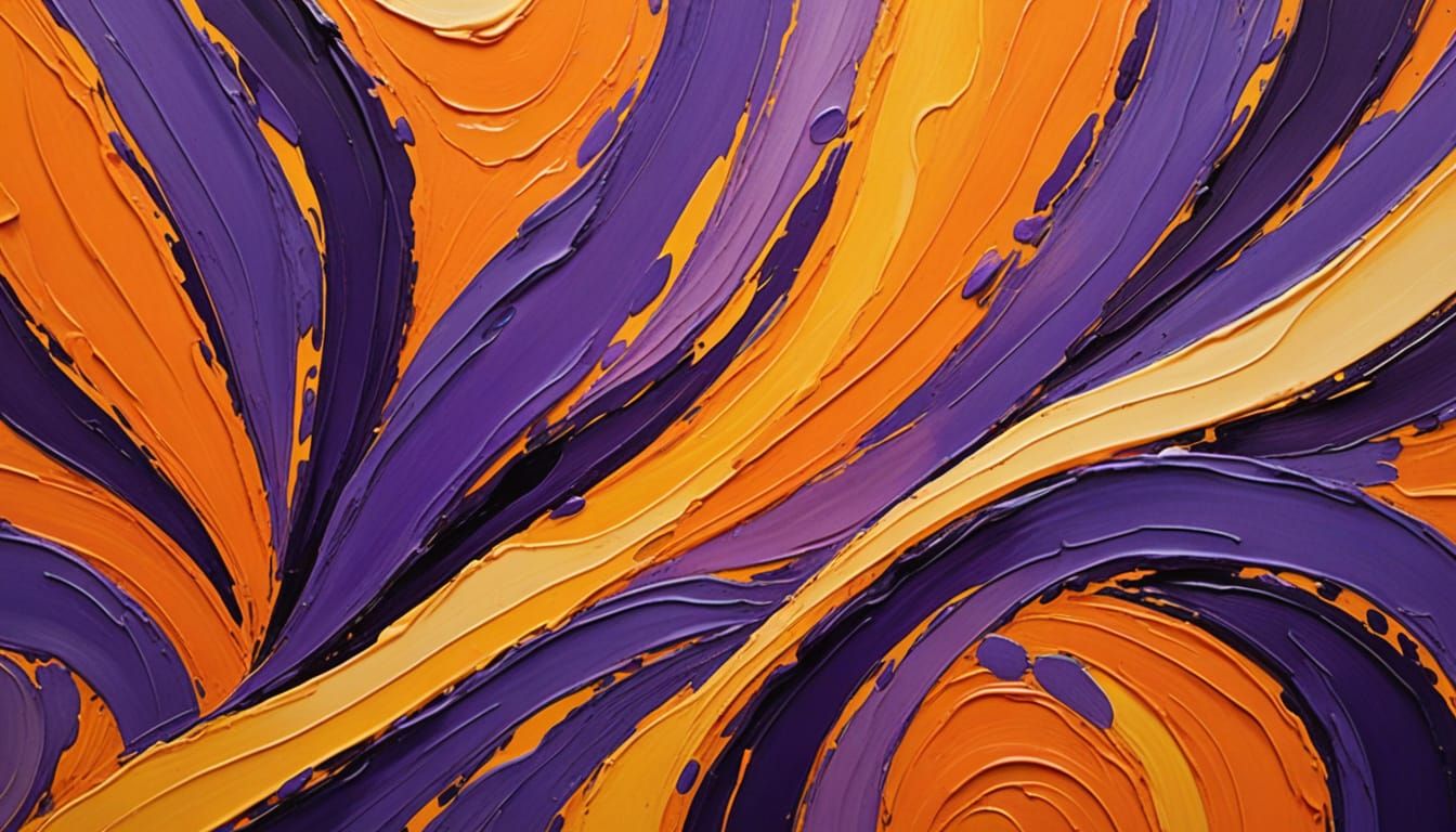 Vibrant Fauvist Abstraction with Swirling Brushstrokes