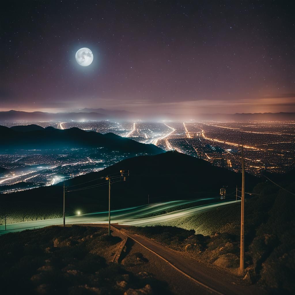 Dramatic Nightscapes in Cinematic Style