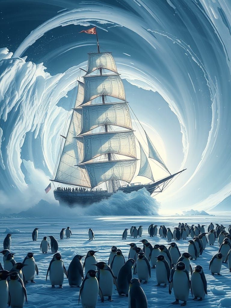 Ethereal Sailing Ship in Infinity Distortion