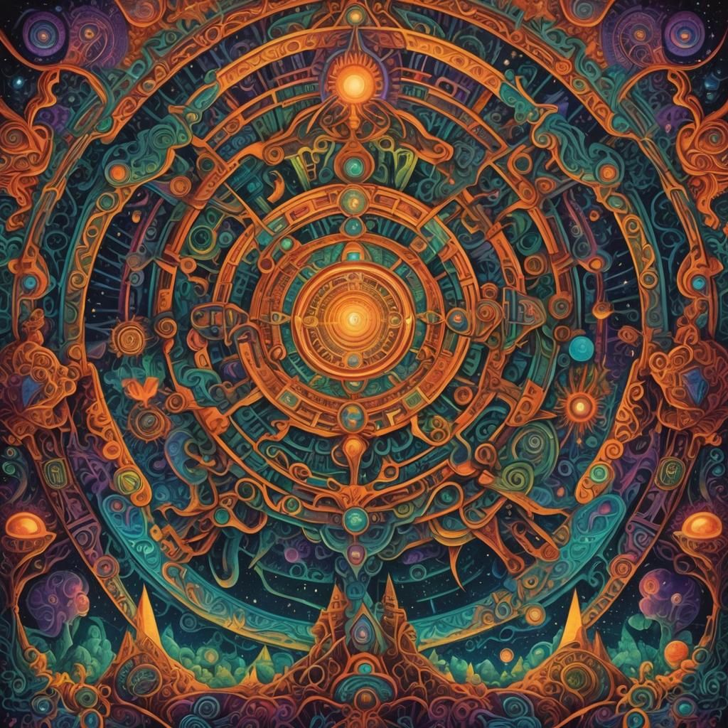 Surreal Awakening in a DMT Realm