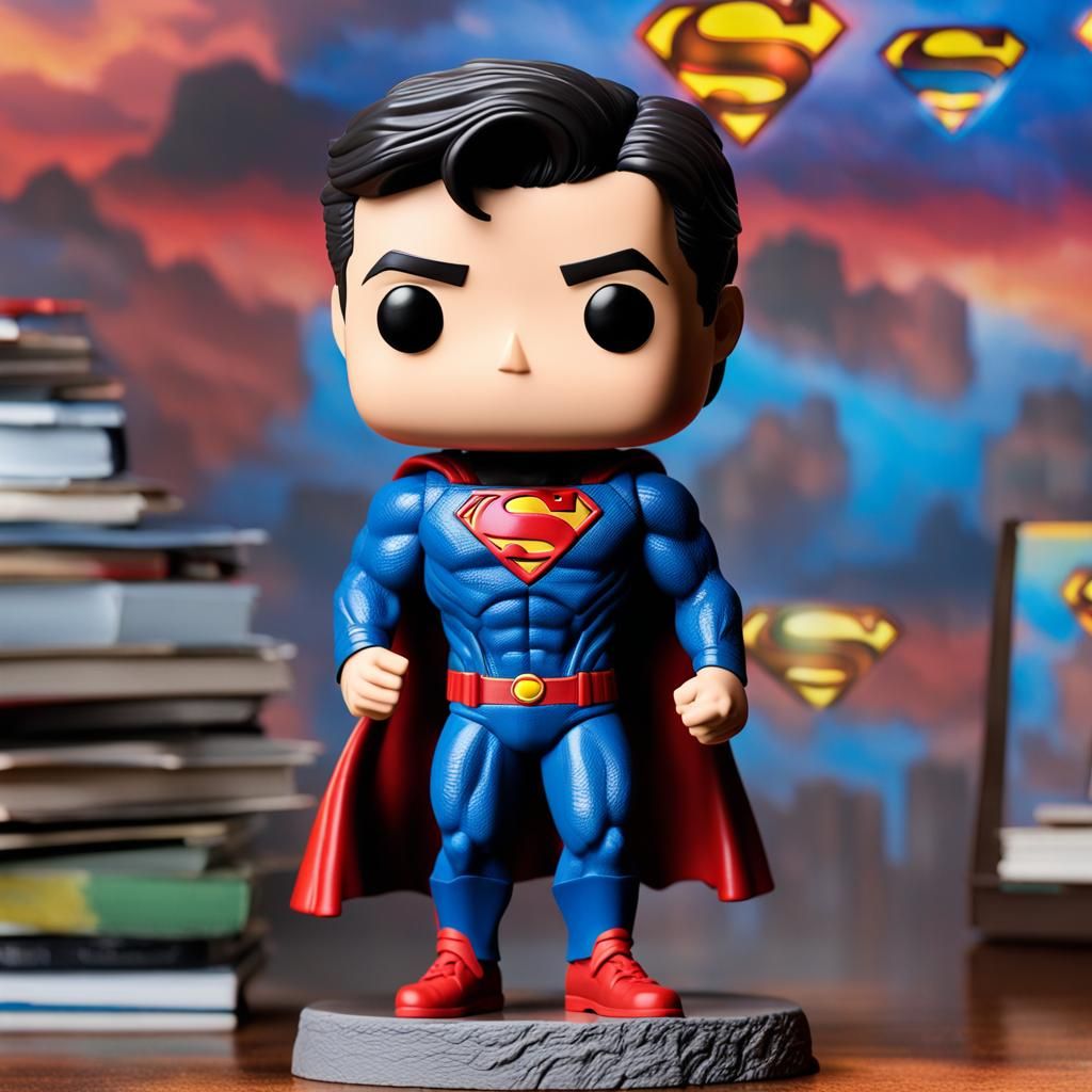 Clark Kent to Superman Funko Pop: Hyperrealistic Art