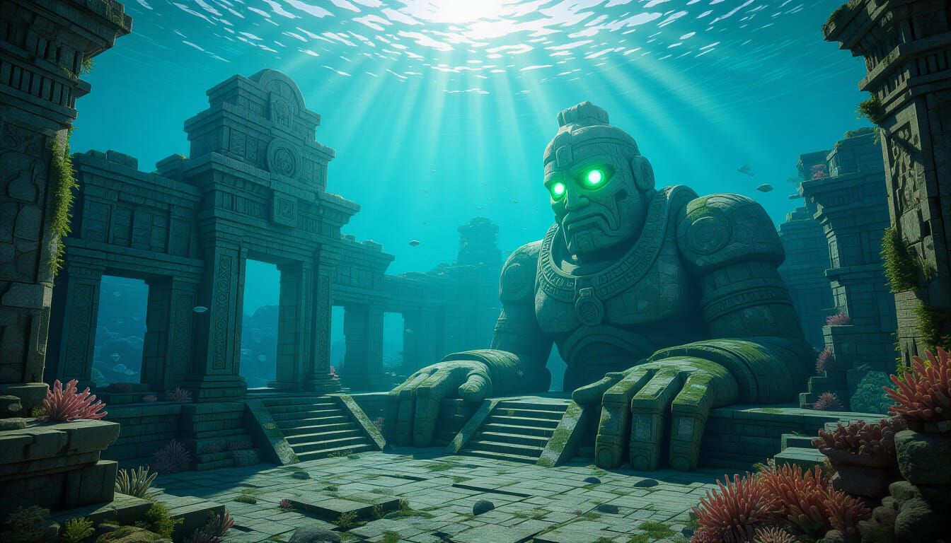 Sunken City Guardian in Crystal Ocean