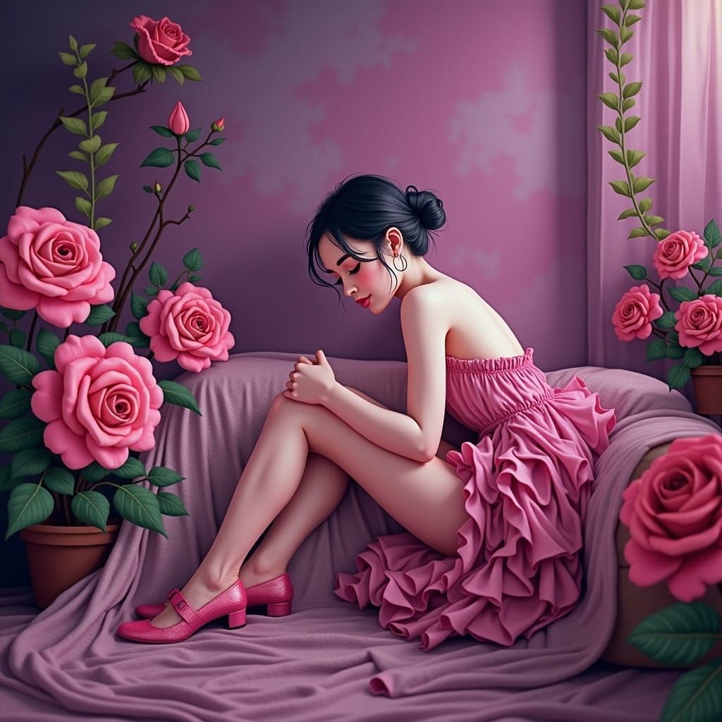 Abstract Swirling Vortex of Motion