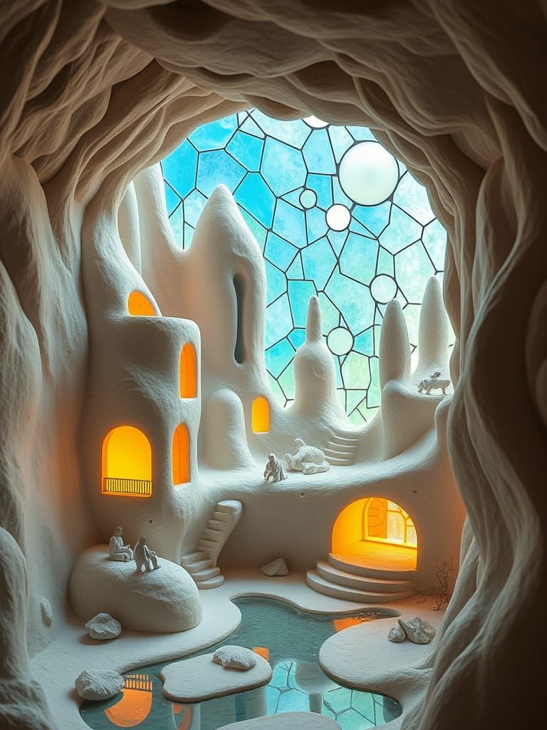 Diatomaceous Modernism Inflatable Ceramic Earthly Whirlingto...