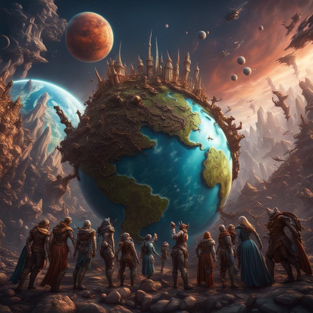 Earths Take a Selfie: Fantastical Concept Art