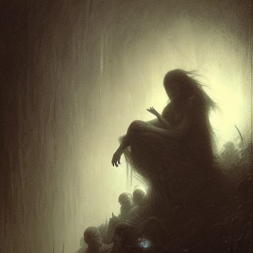 Horrifying Thousand Eyes in the Dark, Gothic Horror Style