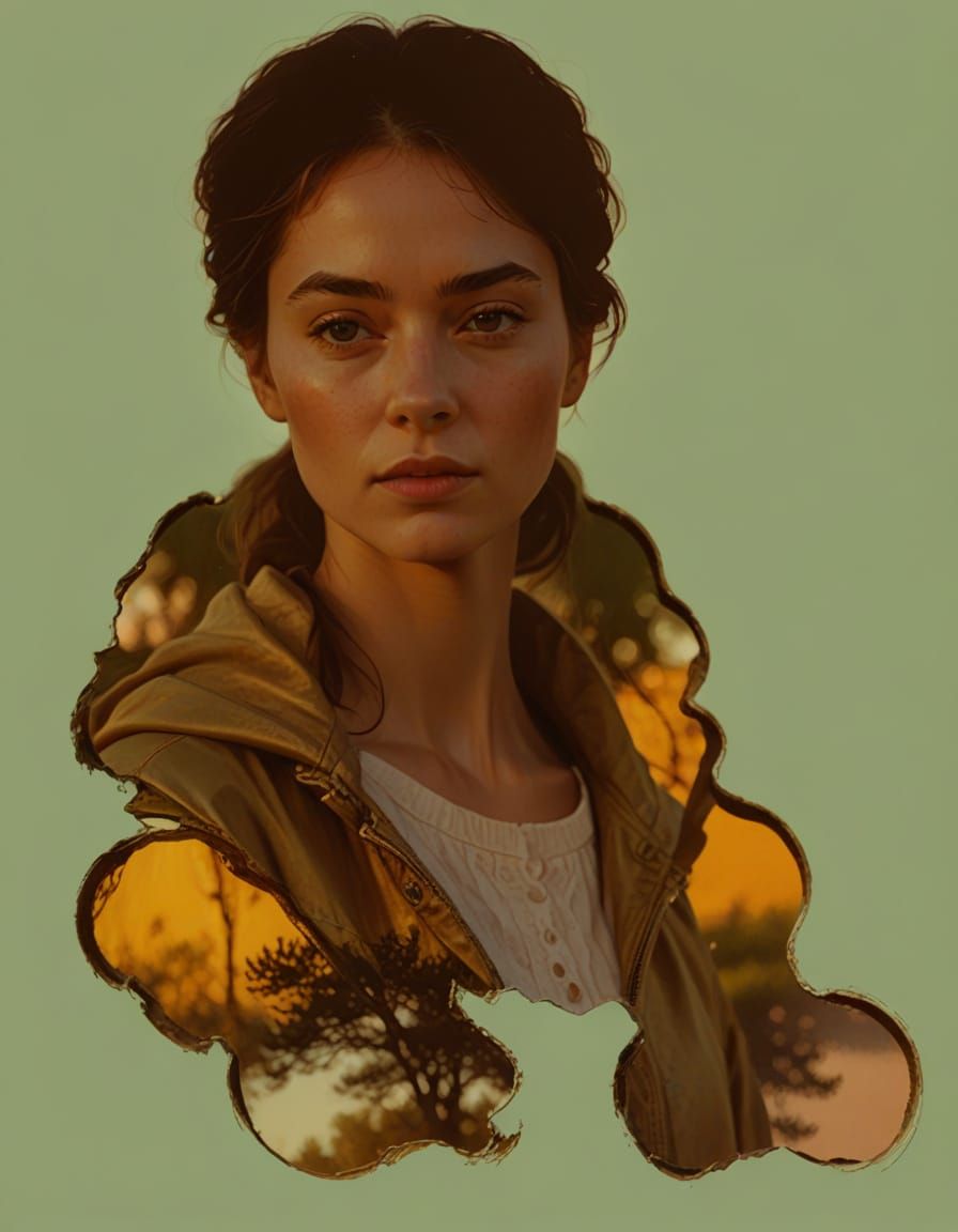 Maja Wrońska in Golden Hour: Hyperrealism Movie Poster