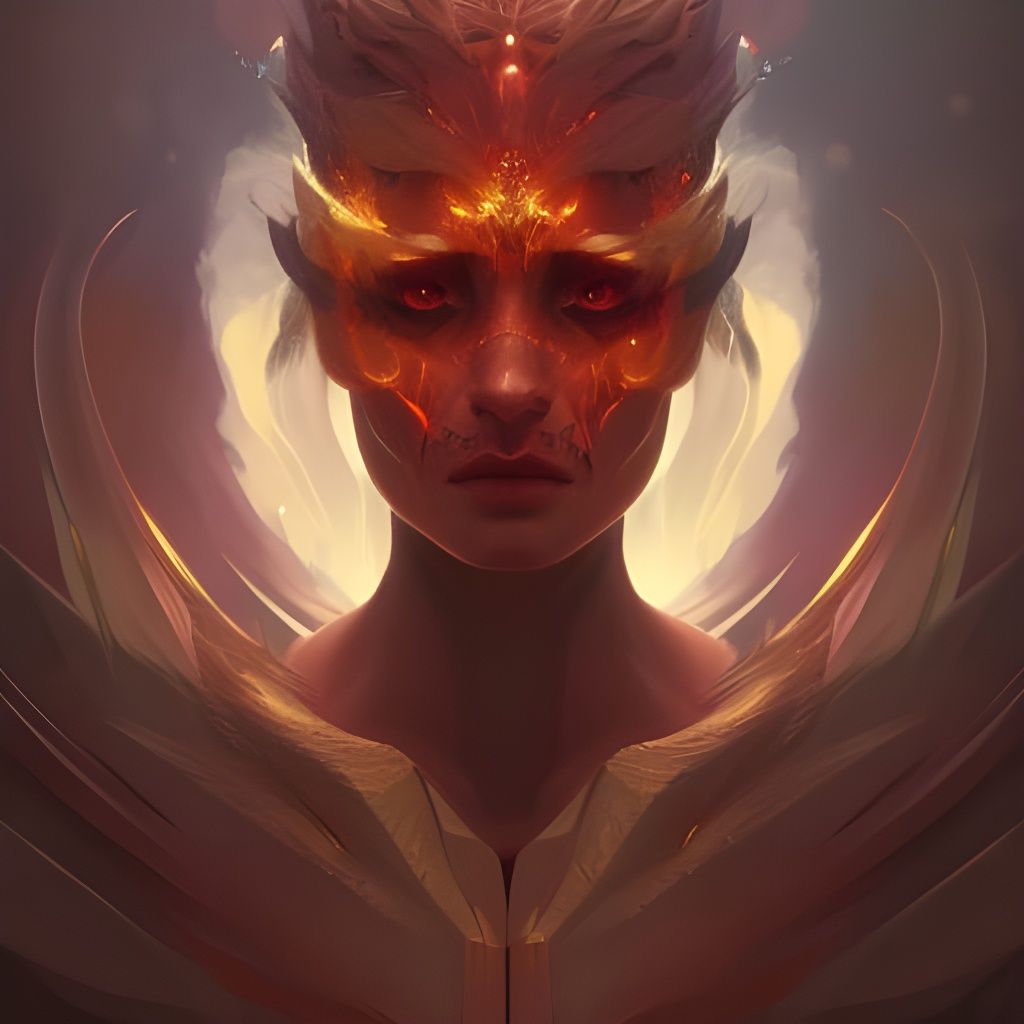 Demonic Star Eater Portrait in Hyperdetailed Digital Art