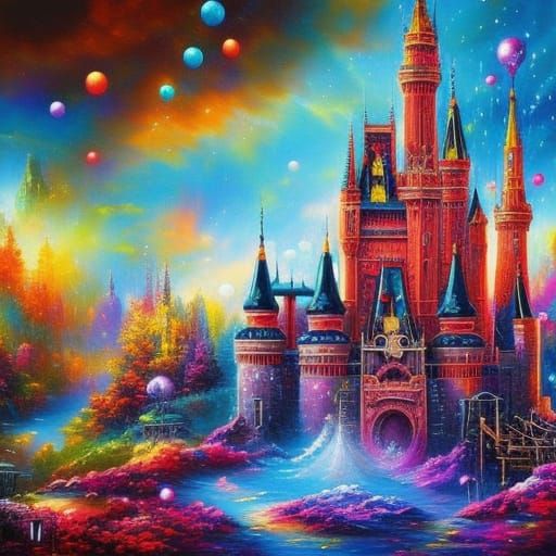 Vibrant Dream Castle
