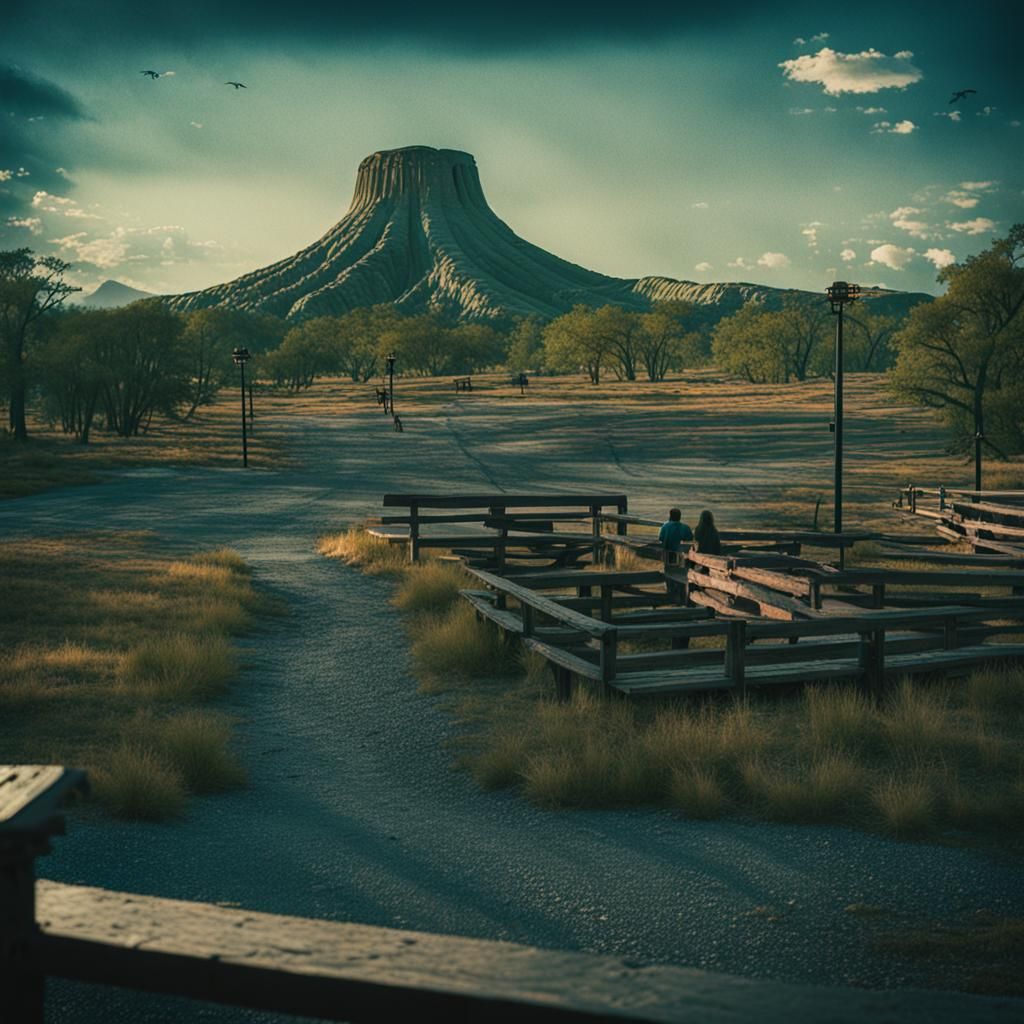 City of Strange Way State Park: Cinematic Film Still