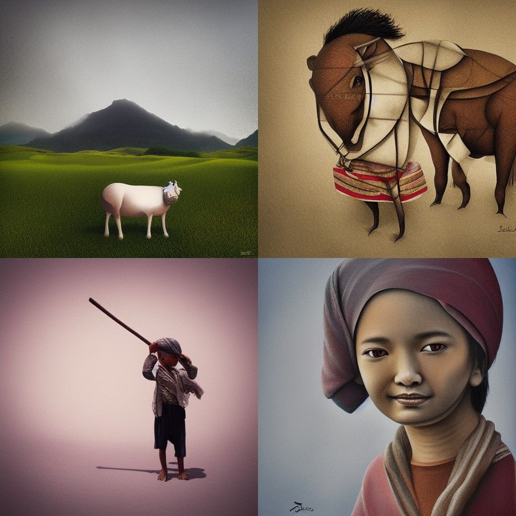 Miniature Graphite Pencil Sculpture on Lead Tip