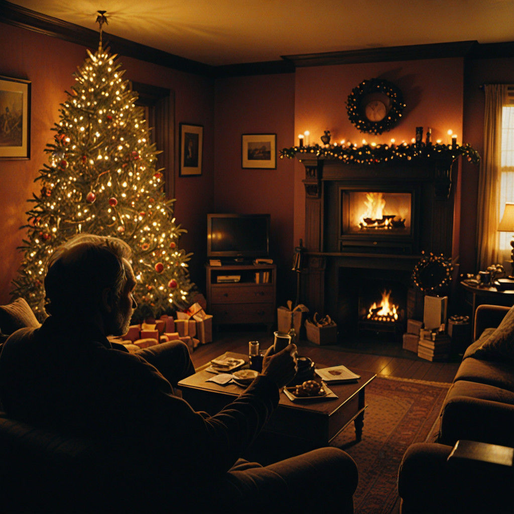 Christmas Living Room Cinematic Masterpiece