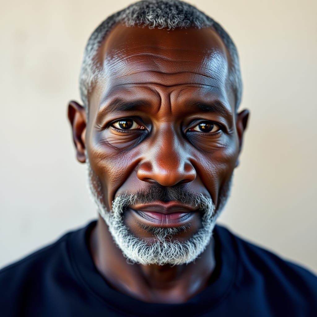 Attractive African Man Portrait