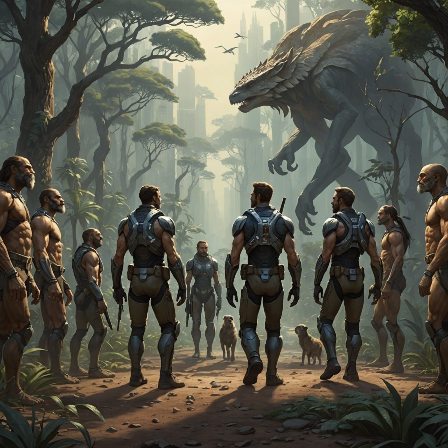 Evolution Beyond Humanity: A Conceptual AI Artwork