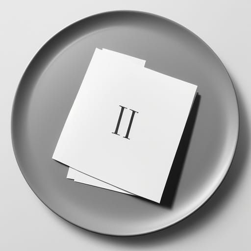 Elegant Monochromatic Letter 'i' in Modern Typography