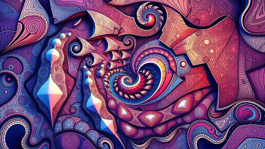 Fractal Dreamscapes in Vibrant Hues