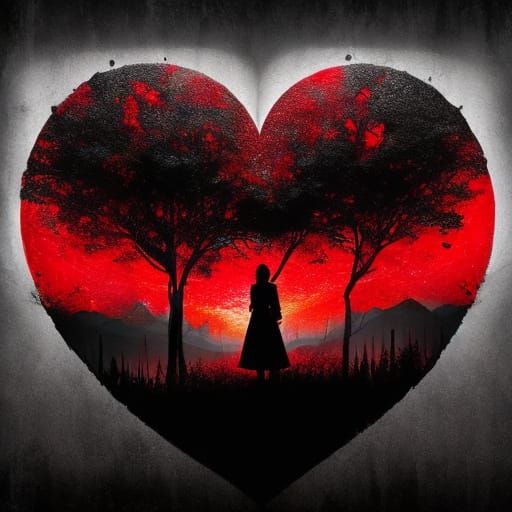 Heart of Darkness: A Gothic Fantasy Illustration