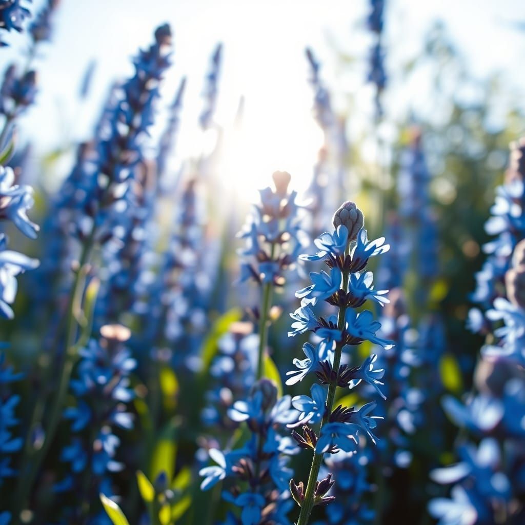 Ethereal Paradise Blooms in Vibrant Fantasy Light