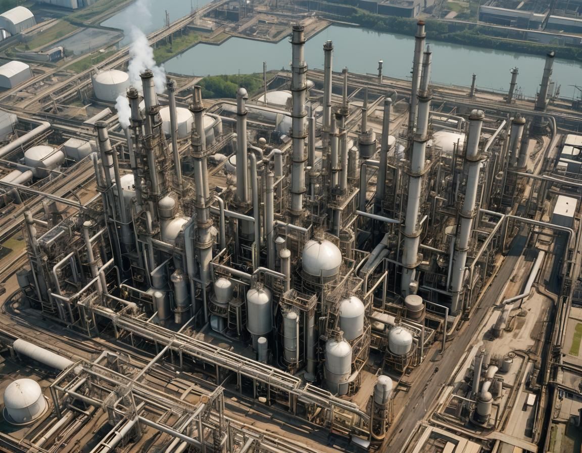 Industrial Oil Refinery