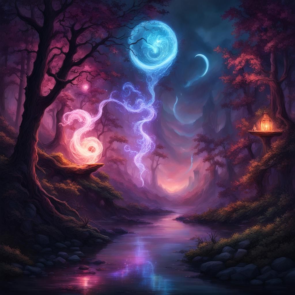 Mystical Magic Image Generated by AI