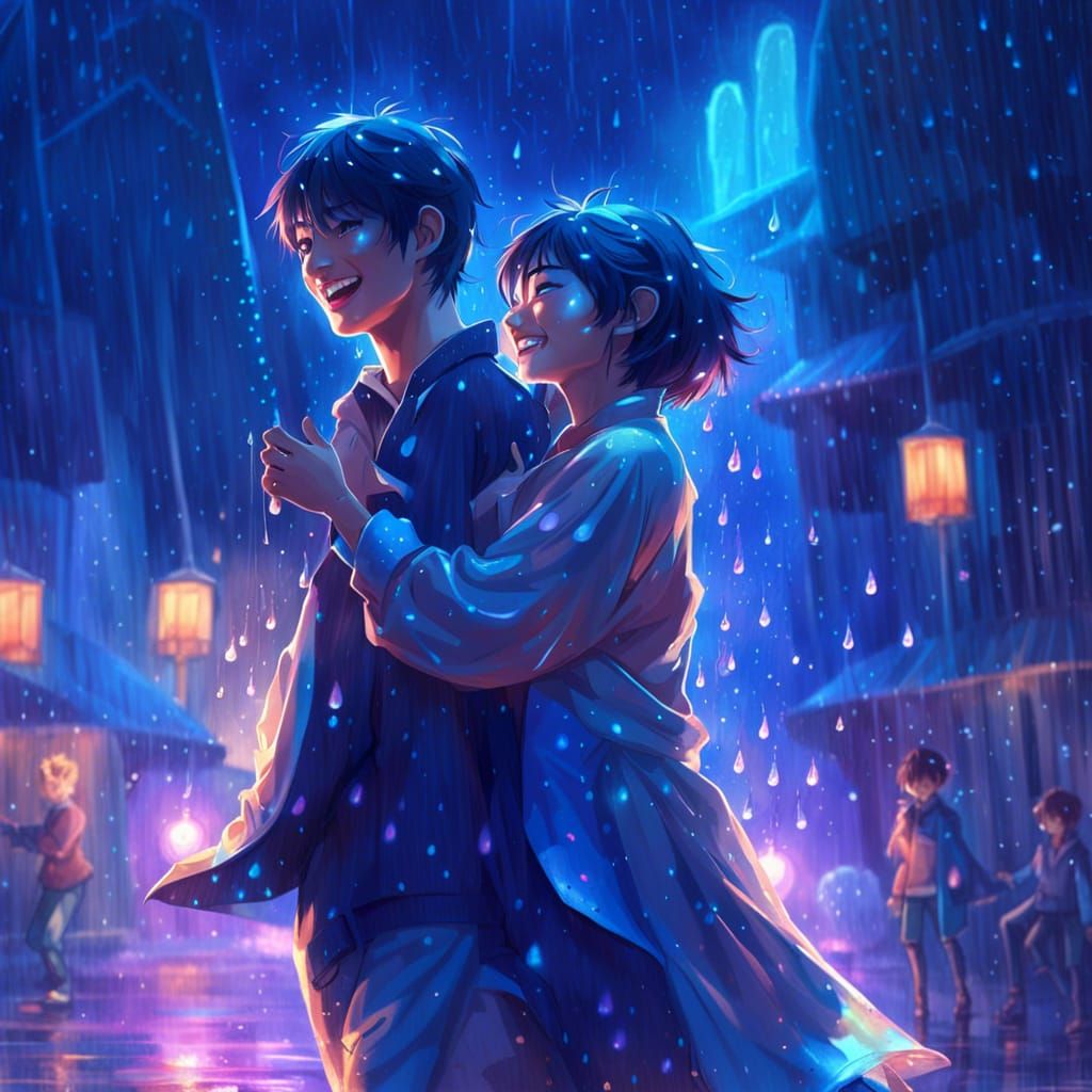 dancing in the rain