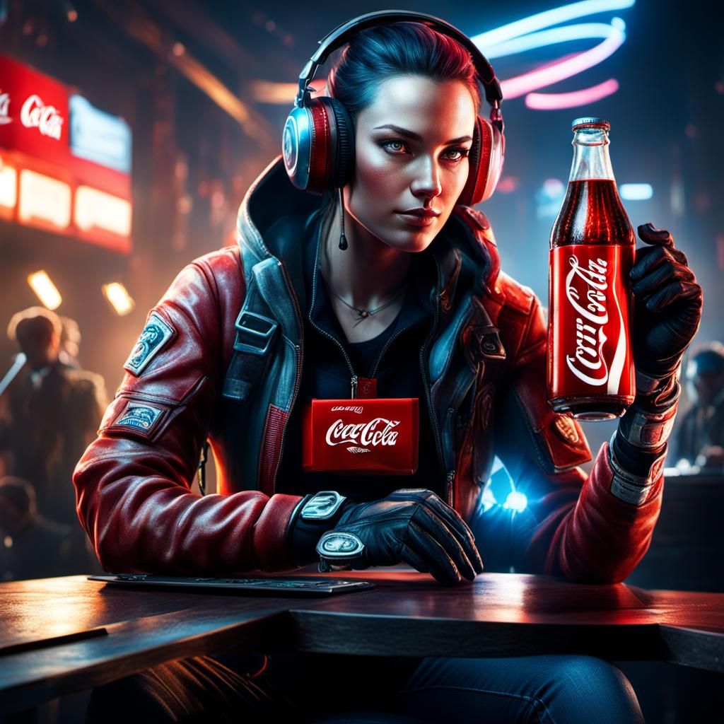 Coke gamer girl III
