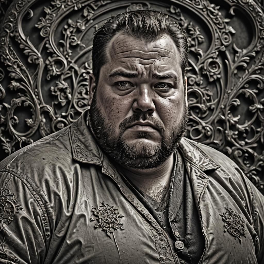 Hyperrealistic Portrait of a Man with Intricate Details