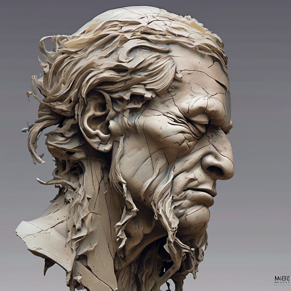 Emotional Close-up Portrait in Hyperdetailed Art Style