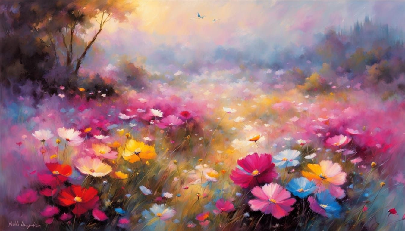 Cosmic Bloom in Australian Landscape