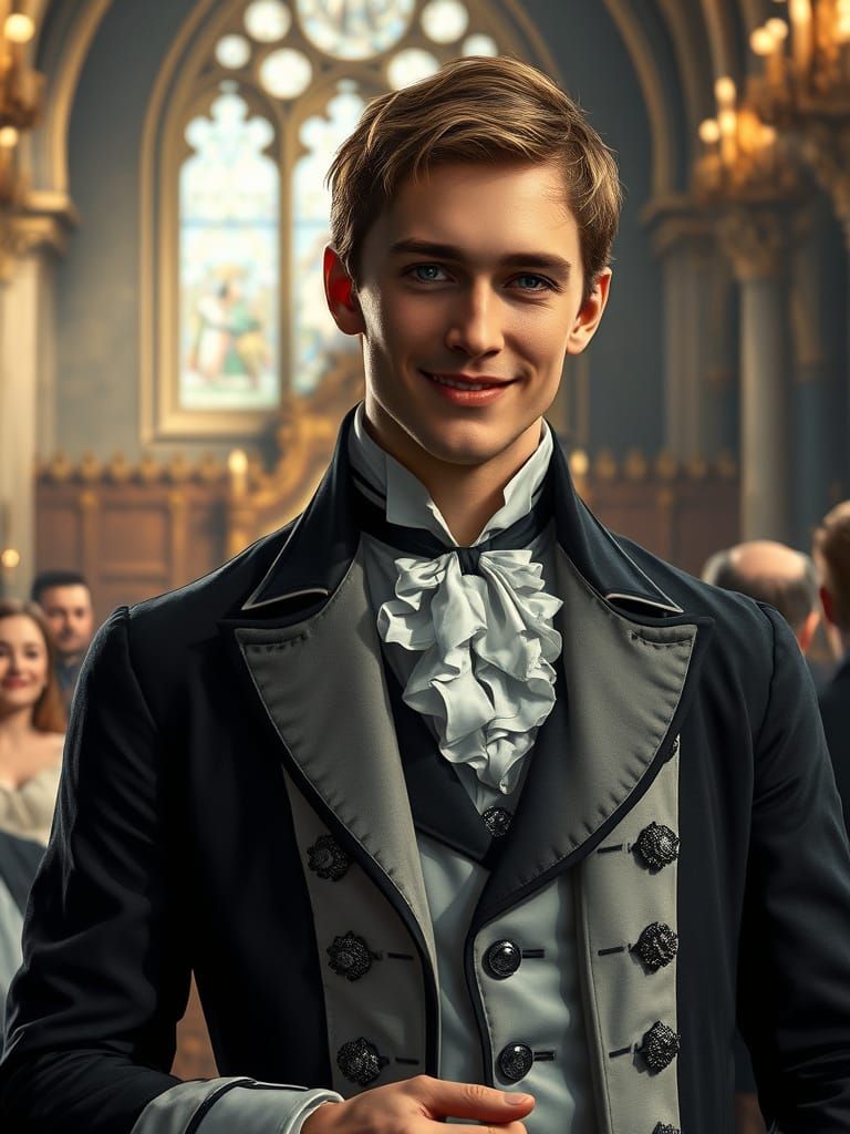 Regal 1812 Elopement in a Fantastical Church