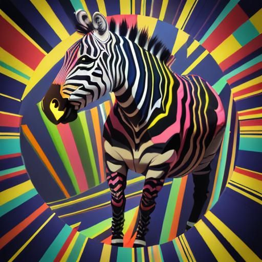 Cubist Zebra