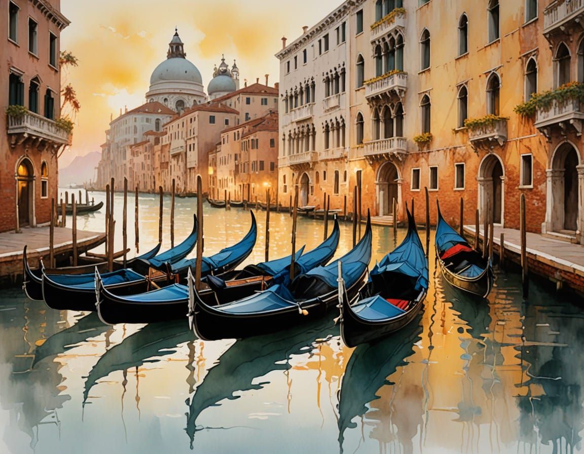 Ethereal Venice at Dawn