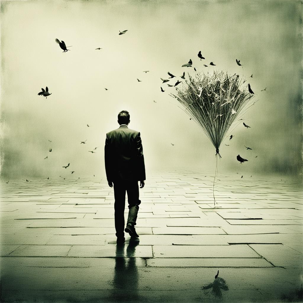 Evocative Surreal Portrait in Fine Art Style