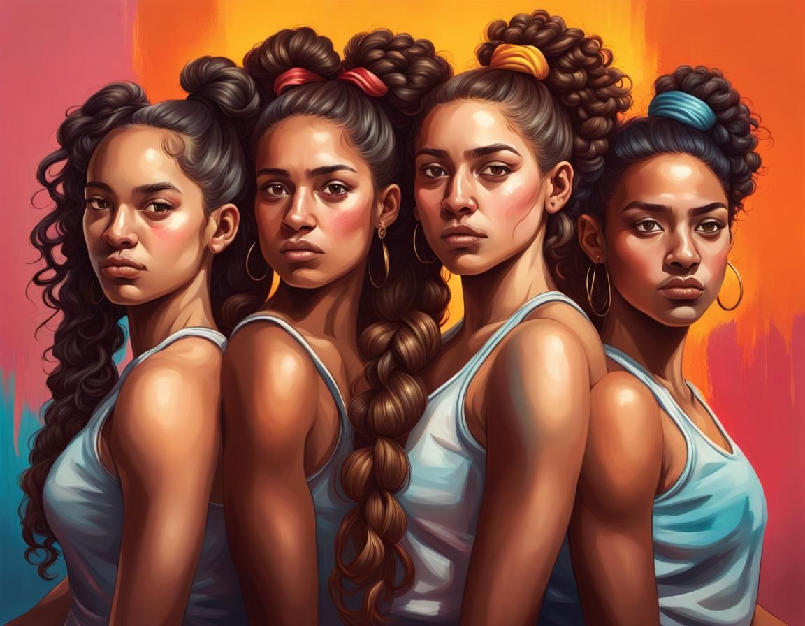 Four Generations of Latin Women: Strength and Beauty