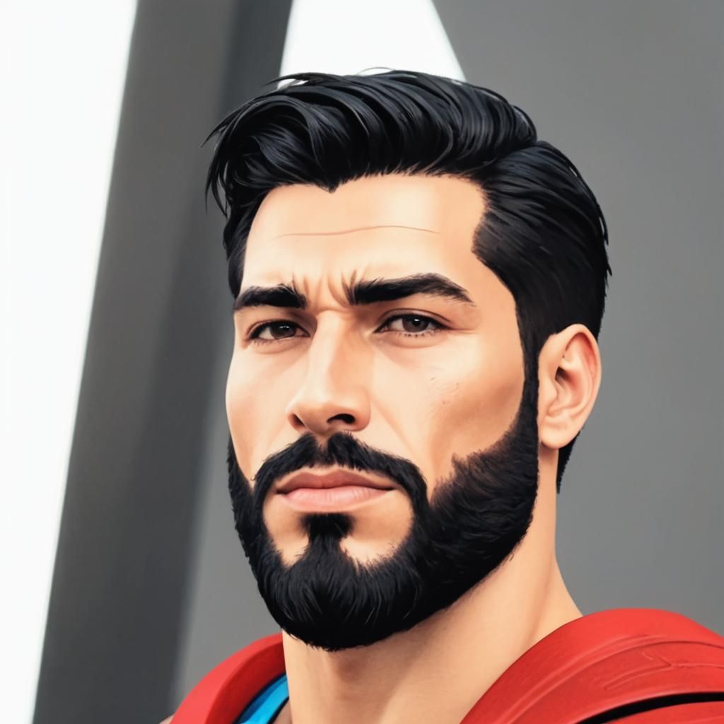 Sci-Fi Cyborg Mercenary Portrait in Dark Fantasy