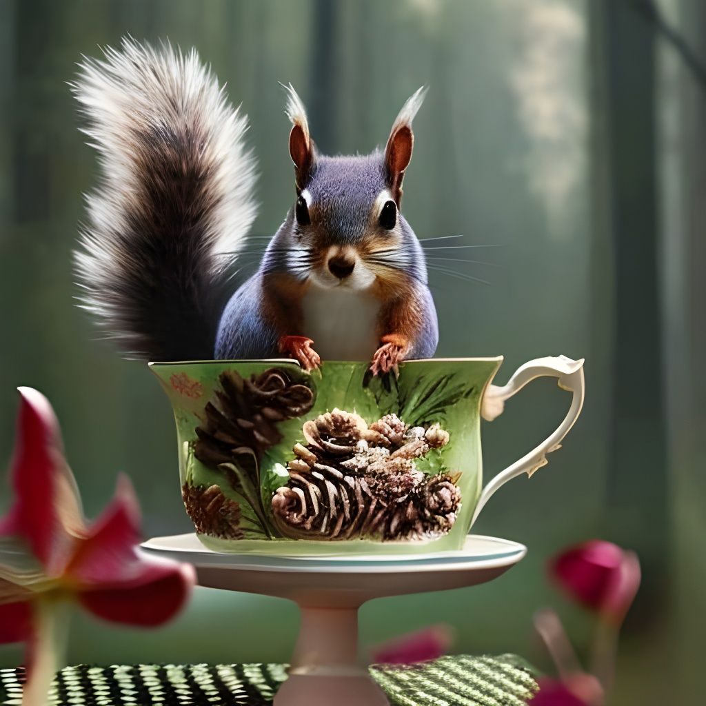 Feeding Cup For Squirrels