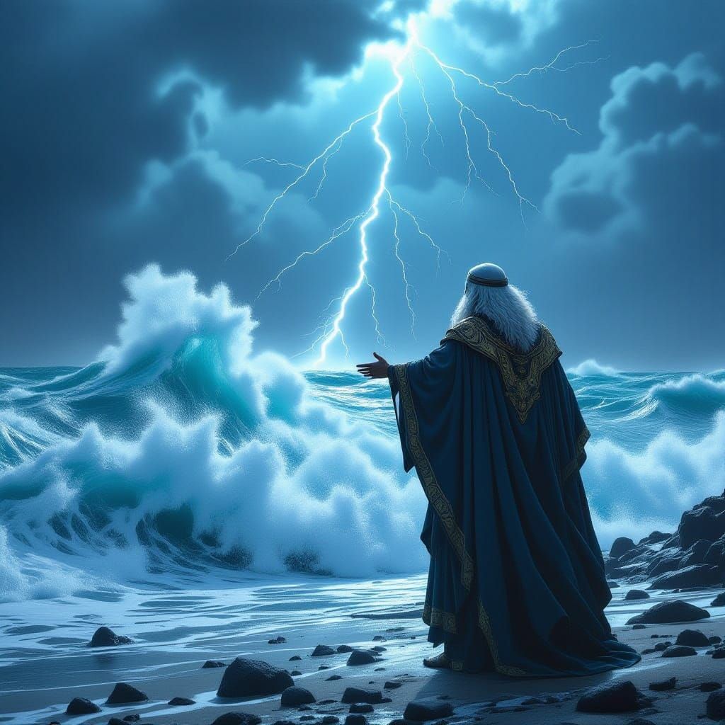 Moses Parts the Red Sea: A Cinematic Vision