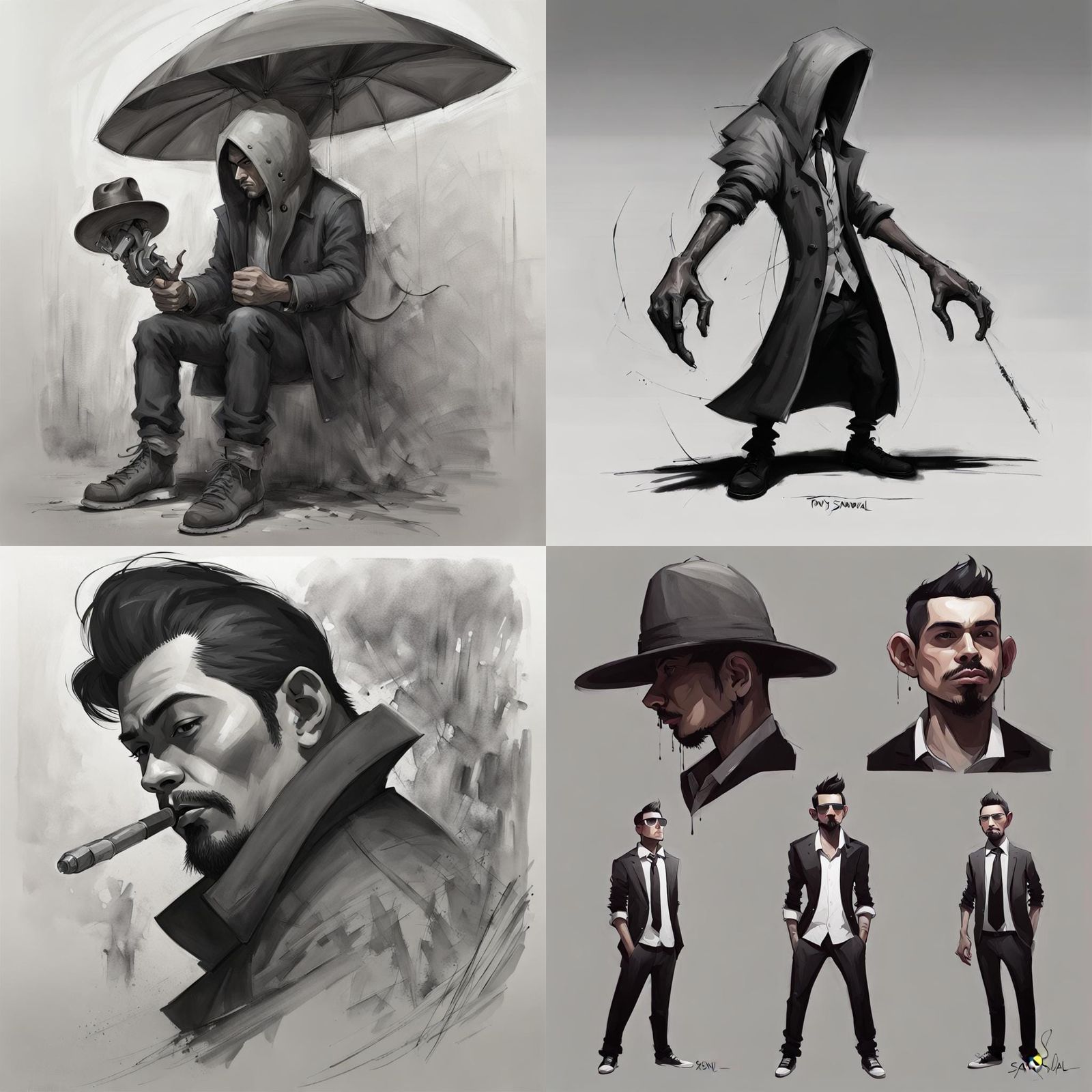 Image in Style of Tony Sandoval