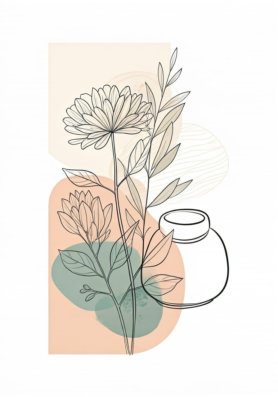 Surreal Minimalist Harmony of Nature and Ceramic